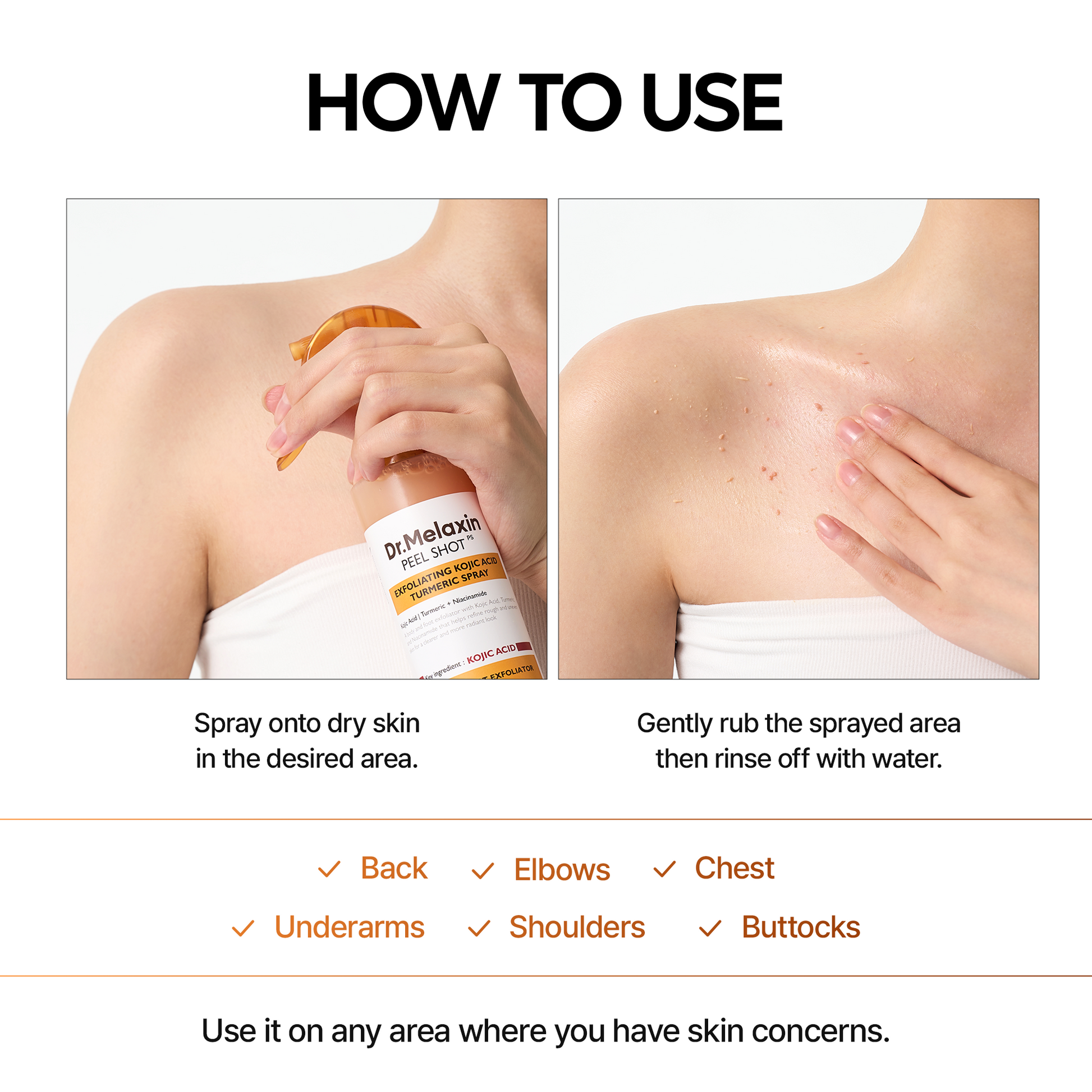 Peel Shot Glow Rice Ampoule Duo & Kojic Acid Turmeric Duo